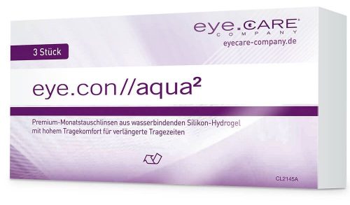 eye.con // aqua2 Kontaktlinsen Packung